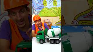 🚧🚜Игрушки для мальчиков. Новая бетономешалка от Bruder помогает на стройке с фундаментом!