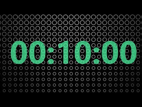 ❌ No Copyright 3D 🕜 10 Second Countdown Timer w Sound 29 - Free For Video Editor - Minuteur - 無料タイマー