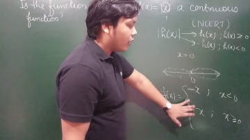 Continuity - [NCERT] Continuity of a Function on an Interval - Example #10 - Modulus Function