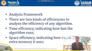 Details Lecture Video_18CS42_Module 1_Algorithms _ Sebin Joy Update