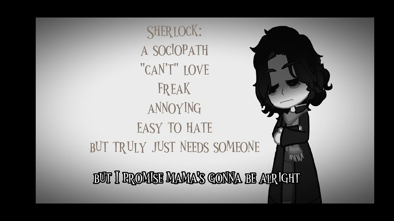 "Daddy's gonna buy you a mocking bird!" implyed Jimlock• Sherlock angst
