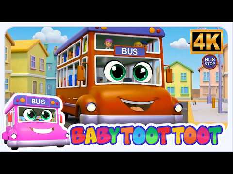 Double-decker bus song 🚌🎶 | Baby Toot Toot nursery rhyme