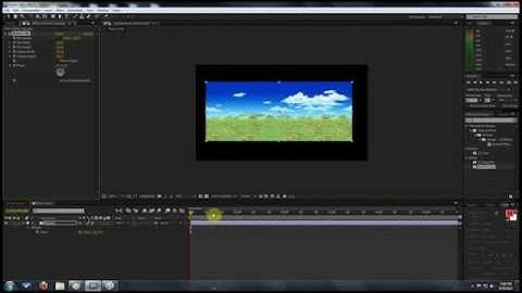 Sprite Animations Inside AE - The Scrolling Background!