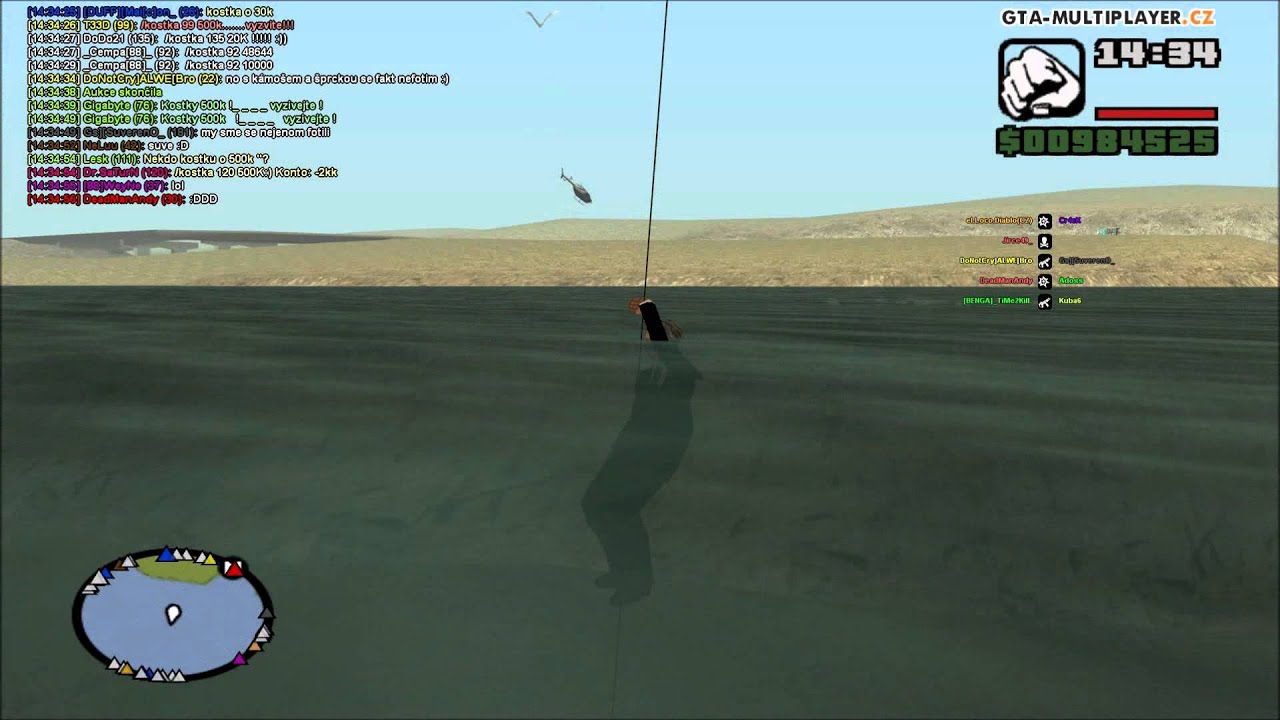 SAMP 0.3x bug - rope - YouTube