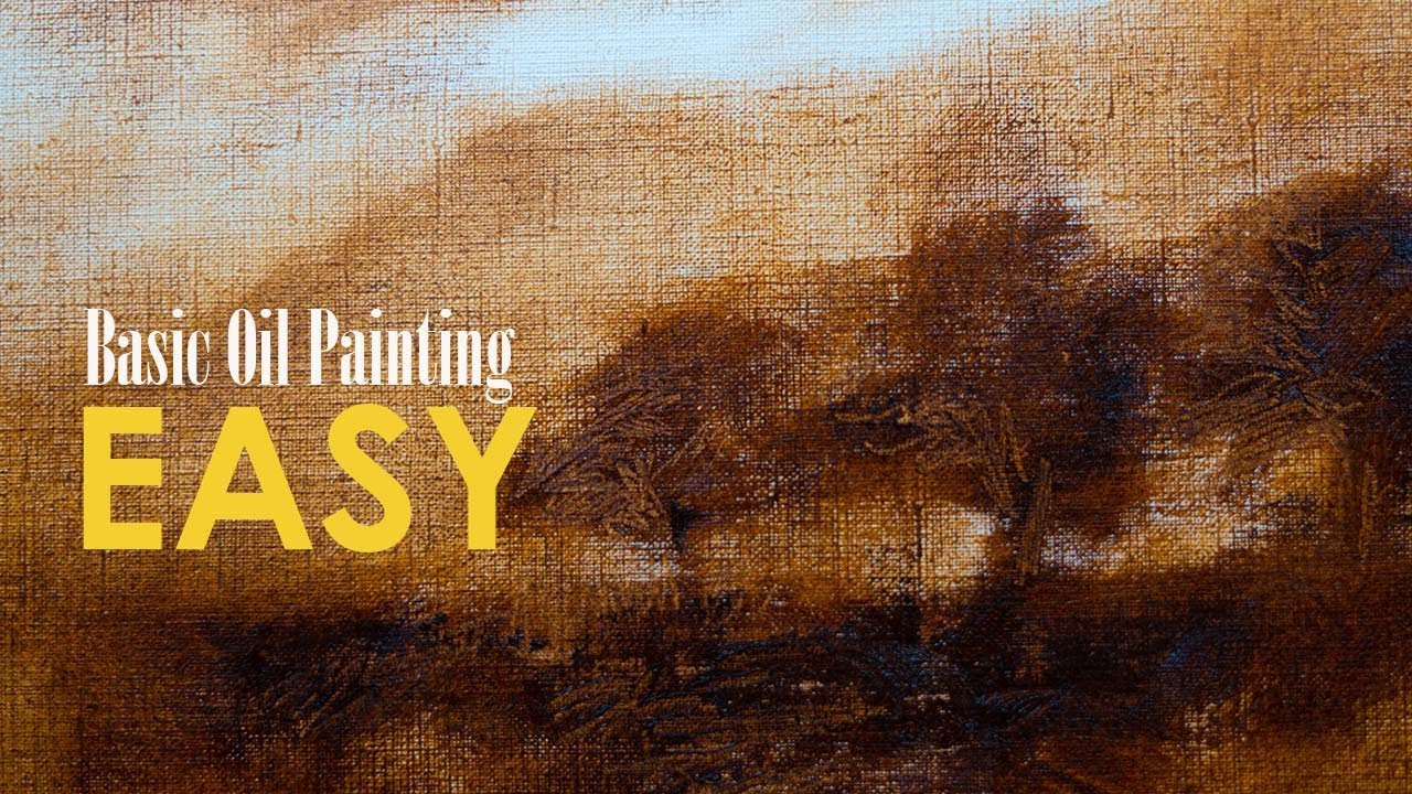 Basic Oil Painting Lesson introduction Limited Tools YouTube
