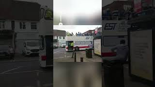 Party Bus Coventry parade - Blue Smoke &amp; Crowds!  #english #football #coventry #premierleague
