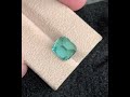 4.62 Carats Fine Quality Seafoam Blue Tourmaline Gemstone from Afghanistan with Cushion Cut