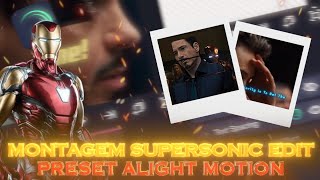 Montagem Supersonic Full Edit Preset For Free