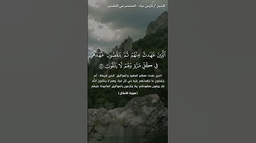 إِنَّ شَرَّ الدَّوَابِّ عِندَ اللَّهِ الَّذِينَ كَفَرُوا ||سورة الأنفال #قران_كريم