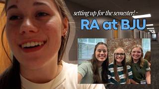 spend the day with me in college as an RA before classes start life at bob jones university vlog