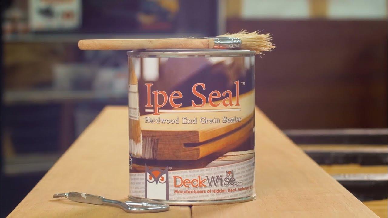 DeckWise® HowTo Ipe Seal® End Grain Seal Application YouTube