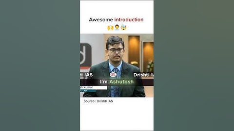 Awesome introduction 🤯🥀#interviewias #ias #shortfeed #lbsnaa #upscinterview #song #viral