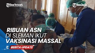 Vaksinasi ASN, Bupati Sleman : Kami Jamin, Pelayanan Tak Terganggu