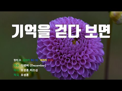[은성 반주기] 기억을걷다보면 - 디셈버(December)