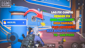 BGMI LAG FIXER CONFIG 4.1 👑 SUPER SMOOTH + 90FPS +120FPS CONFIG ⭐ BGMI + PUBG + KR LAG FIX CONFIG 