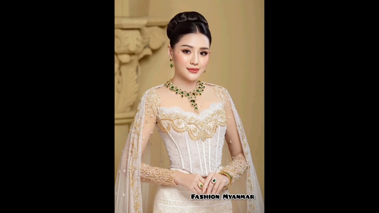နောက်ကျောအလှဒီဇိုင်းလေးတွေ #fashionmyanmar #myanmardress #myanmargirl #myanmarfashion 