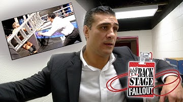 Backstage Fallout - SmackDown - Alberto Del Rio