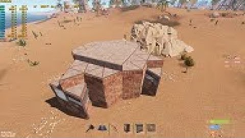 №33 Rust Base 2020 Раст Антирейд дом с тройными потолками и тайным подвалом v3