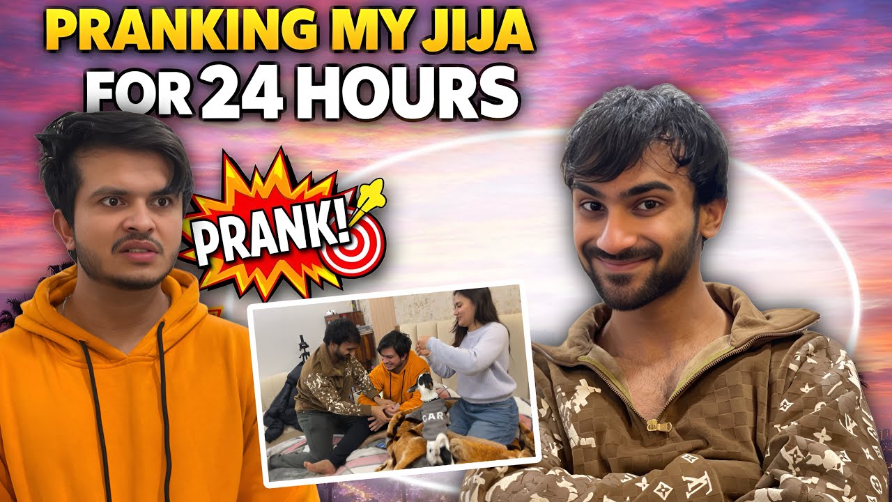 Pranking my jija ji for 24 hours😆