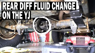 Wrangler Rear Differential Fluid Change on the YJ (DANA 35)