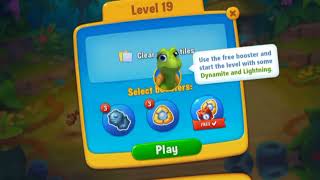 how to complete level 19 in fishdom game 🎮🎯@sazam-tz2ls