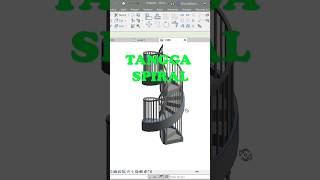 Bikin Tangga Spiral Mudah di Revit #belajarrevit #tutorialrevit #tutorial