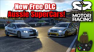 New Free DLC Aussie V8 SuperCars Pack for Project Motor Racing! | TheCombustionGamer