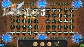 How to create path and connect all crystals in Legendary Tales 3: Stories. Mini games. screenshot 5