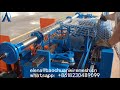 how to install the Fully automatic single wire chain link machine 7-6