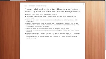 7 Profitable Back End Services You Can Sell On Your Web Directory to Make BIG Money