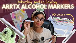 I Tried 90 ARRTX Alcohol Markers… Are They Actually GOOD?!