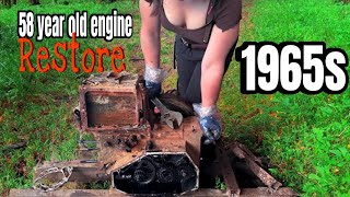 The Girl Who Fixes Everything: Miraculous 59-Year-Old Diesel Engine Restoration!
