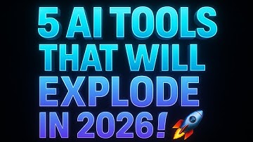 These 5 AI Tools Will Make You Rich in 2026 💰