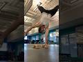 One arm handstands are getting easier… #calisthenics #handstand #bodyweighttraining #onearmhandstand