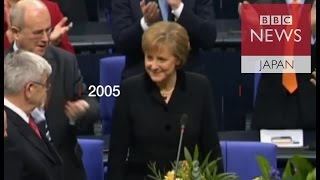 首相就任11年のメルケル氏4期目指す　ドイツでトップ交代は
