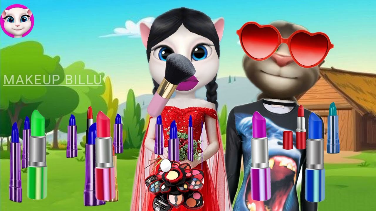 Makeup Billu lips set,Billu makeup, Funny Makeup Video, New Video