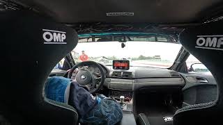 E46 M3 on a rowdy lap at Mid Ohio - full send at the end