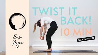 10 MIN Back Pain Killer I Enso Yoga #5 I Nicole Deutrich