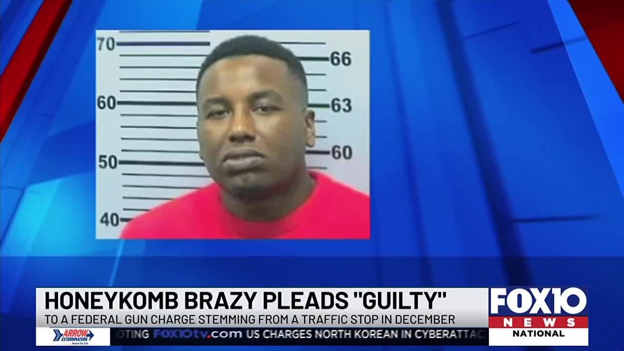 Mobile rapper HoneyKomb Brazy pleads guilty to federal gun charge - YouTube