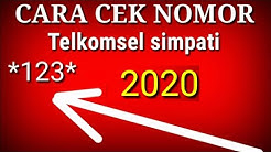 Cara cek nomor telkomsel - Durasi: 1.54. 