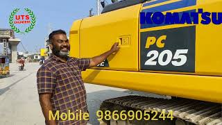 #PC205-10MO CE Four Cylinder Engine #komatsu excavator excellent performance #vijayawada