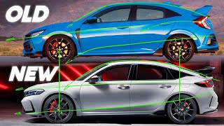 Design Comparison: New vs Old Honda Civic Type R | 11th Gen Civic