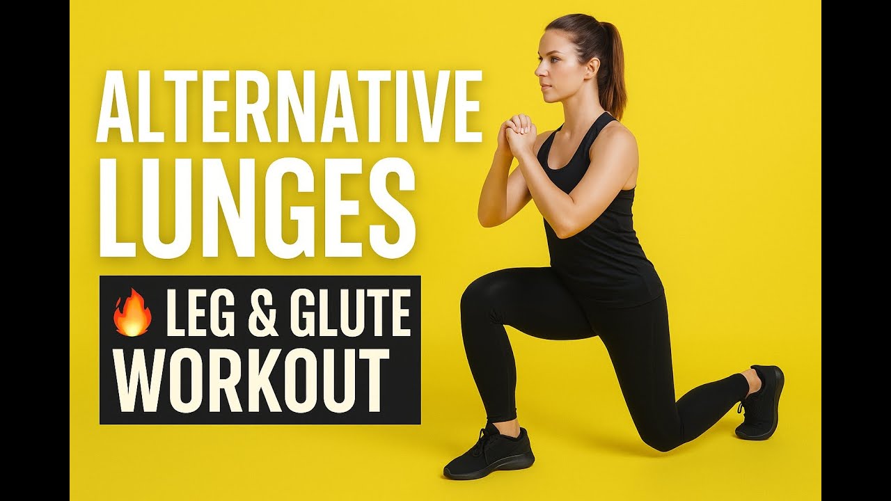Alternative Lunges 🔥 Leg & Glute Workout for Women  Everyday Fit Journey