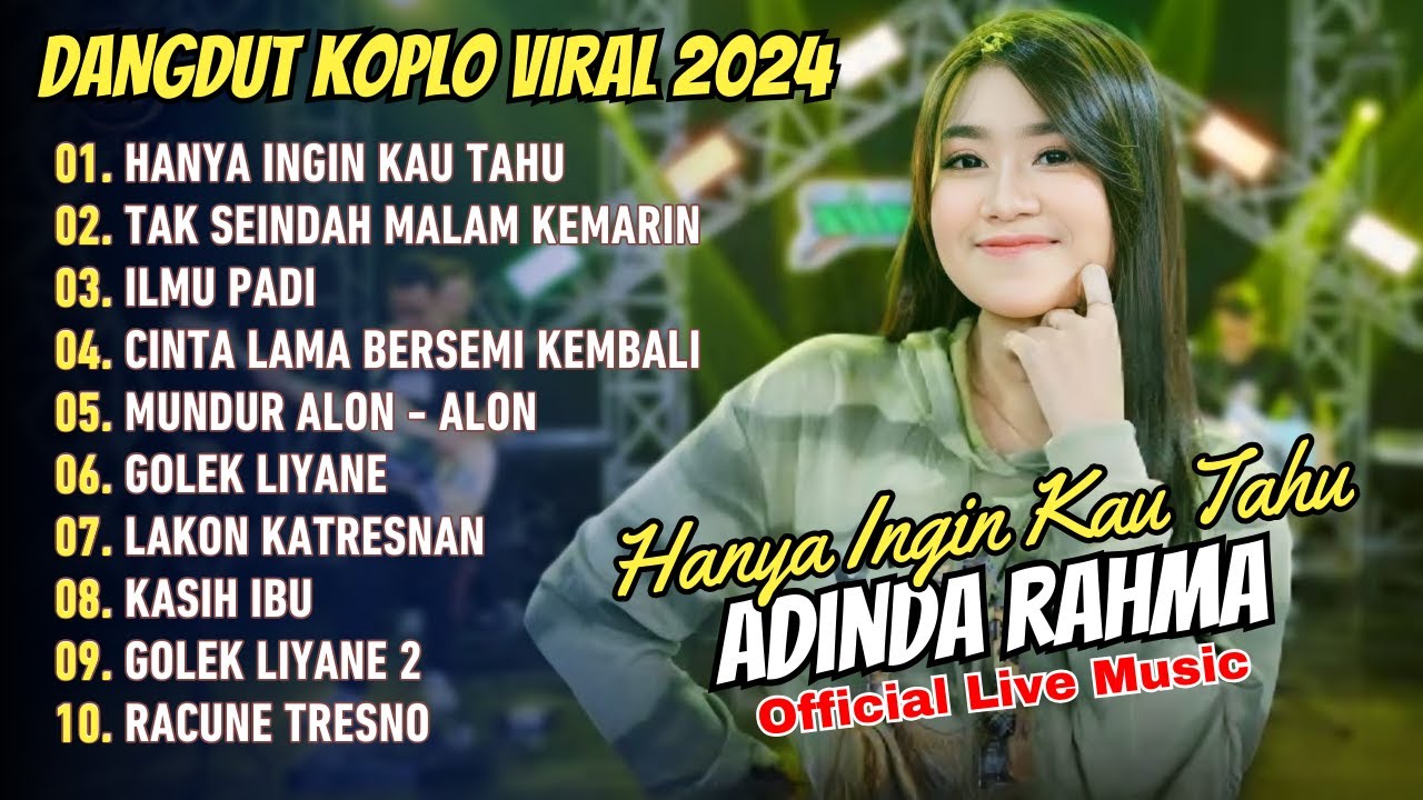 Adinda Rahma Ft OM NIRWANA COMEBACK - HANYA INGIN KAU TAHU || FULL DANGDUT KOPLO TERPOPULER