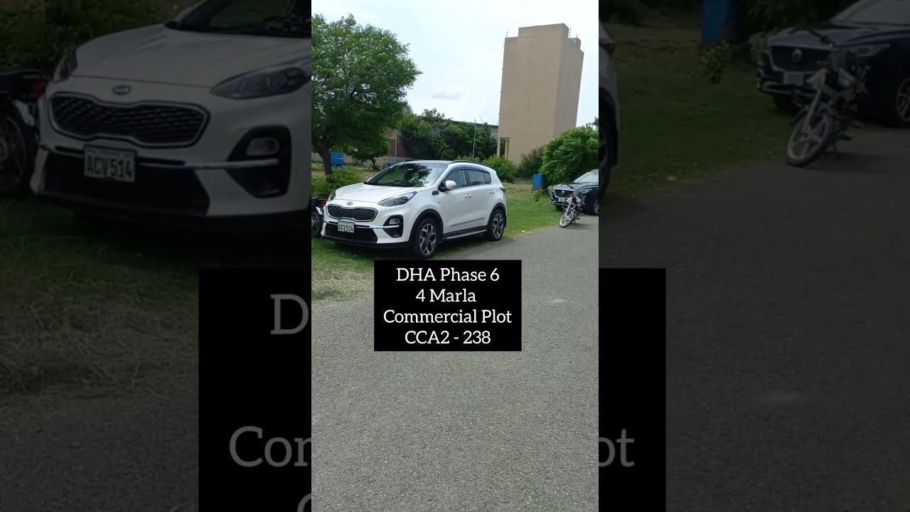 4 marla commercial plot available for sale in DHA Ph 6,CCA2. 