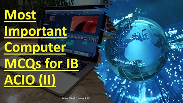Most Important Computer MCQs for IB ACIO (II) I Sanjay Kumar ( Ex IB)  | Shaurya Aur Vivek