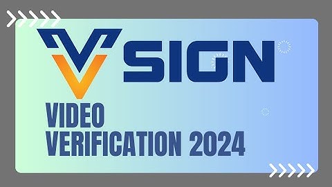 Demo DSC Video Verification for Vsign #digitalsignaturecertificate