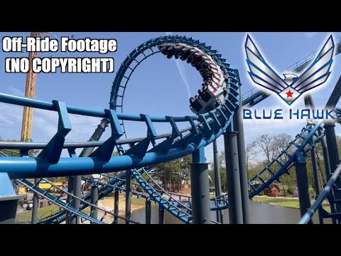 Blue Hawk Off Ride Footage - Six Flags Over Georgia (NO COPYRIGHT ...