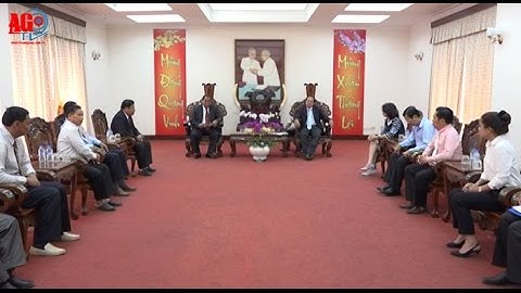 Đoàn đại biểu tỉnh Takeo, Kandal:  Thăm và chúc Tết tỉnh An Giang