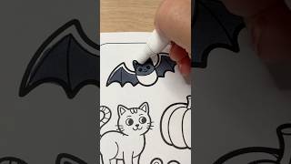 Coloring the Cutest Little Bat Ever! 🦇🖤